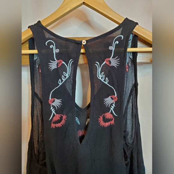 FREE People adelaide festival slip Embroidered Mini Dress. Womens small. EUC - Picture 12 of 15